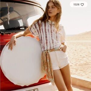 Free People! We The Free Chill Spot Tie Dye Tee NWT!
